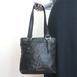 Yves Saint Laurent Kahala Studded Logo Tote 