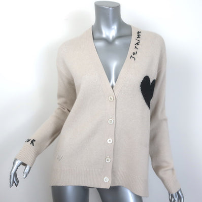 Zadig & Voltaire Mirka Embroidered Cashmere Cardigan 