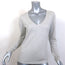 Zadig & Voltaire Nosfa Wings V-Neck Sweater Oatmeal Merino Wool Size Small