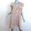 Zadig & Voltaire Reens Butterfly Dress Ecru Ruffled Silk Size Small