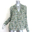 Zadig & Voltaire Tink Crinkle Blouse Liberty Garden Floral Print Size Large