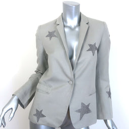 Zadig & Voltaire Vedy Viva Rhinestone Star Blazer 