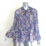 Zimmermann Botanica Tie-Neck Swing Blouse 