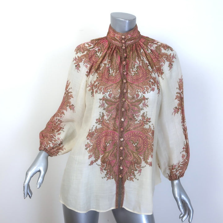 Zimmermann Brighton Button Up Blouse
