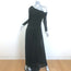 Zimmermann Crush Off the Shoulder Maxi Dress Black Jersey Size 1