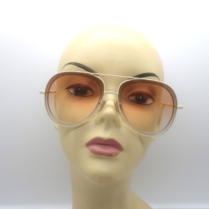 Zimmermann Dancer Aviator Sunglasses Cream 3999F23 NEW