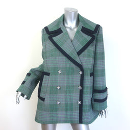 Zimmermann Double Breasted Prince of Wales Check Coat