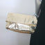 Zimmermann Fold Over Large Clutch Gold Metallic Leather NEW