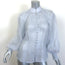 Zimmermann Luminosity Lantern Blouse Sky Blue Size 1 Blouson-Sleeve Top