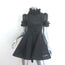 Zimmermann Luminosity Lift Off Flower Mini Dress Black Linen-Silk Size 0P NEW
