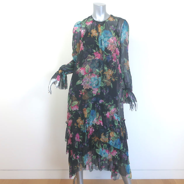 chevron chiffon dress Buy Multicolor Chevron Chiffon Tiered Dress Online for Woman