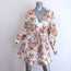Zimmermann Radiate Flounce Dress Watermelon Bouquet Print Linen Size 3 NEW