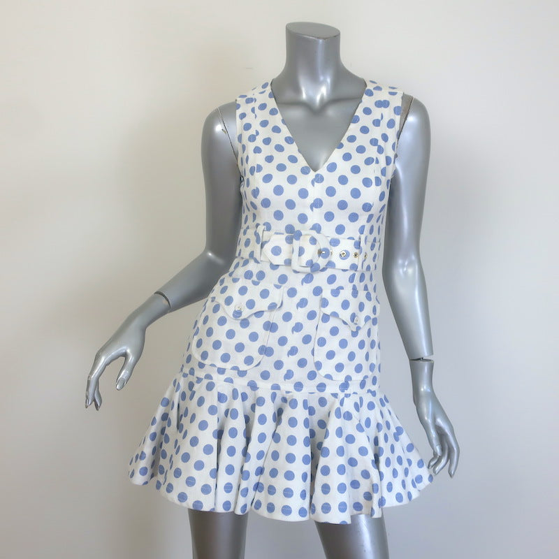 Zimmermann Super Eight Safari Polka Dot Mini Dress 