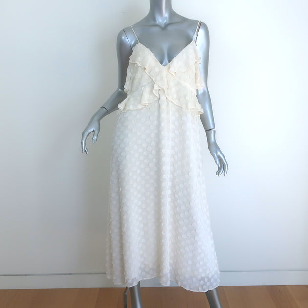 cream midi slip dress Caroline Midi Slip Dress - Ivory Wedding Slip