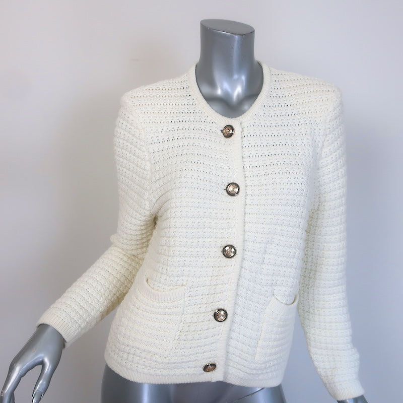 ba&amp;sh Gaspard Crochet Knit Cardigan