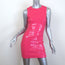 Alice + Olivia Delora Sleeveless Sequin Mini Dress Wild Pink Size 2 NEW