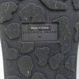 Veronica Beard Slipper Sandals Gillian White/Espresso Leopard Print Size 8 NEW