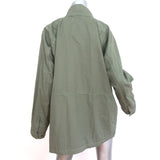 Velvet by Jenny Graham Melrose Jacket Army Green Cotton Twill Size Large NEW