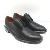 Givenchy Chain-Wrapped Derby Oxfords Black Leather Size 37 Laceless Loafers