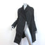 Kaufman Franco Multi-Zipper Coat Black Leather-Paneled Polyester Size 8 NEW