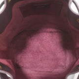 Saint Laurent Emmanuelle Large Bucket Bag Burgundy Leather Crossbody