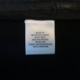 Kaufman Franco Multi-Zipper Coat Black Leather-Paneled Polyester Size 8 NEW