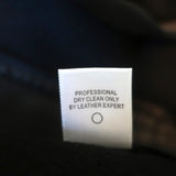 Kaufman Franco Multi-Zipper Coat Black Leather-Paneled Polyester Size 8 NEW