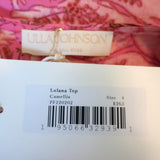 Ulla Johnson Puff Sleeve Top Lolana Camellia Floral Print Cotton Size 4 NEW