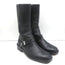 Gucci Mid-Calf Motorcycle Boots Black Leather Size 6