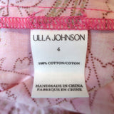 Ulla Johnson Puff Sleeve Top Lolana Camellia Floral Print Cotton Size 4 NEW