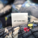 Title A Halter Dress Navy Bird Print Cotton Size Extra Small