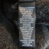 Ralph Lauren Black Label Cashmere Cable Knit Sweater Charcoal Size Small