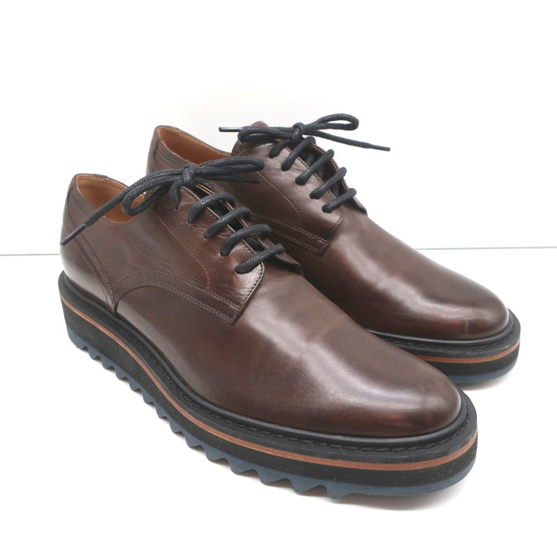 Louis Vuitton Brown Calf Leather Lace Up Derby Oxford Shoes with