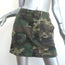 Sundry Camo Utility Mini Skirt Army Green Size 27 NEW