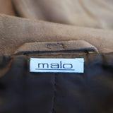 Malo Suede Blazer Brown Size 52 Two-Button Jacket