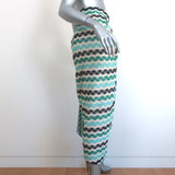 Anthropologie Geisha Designs Crochet Midi Wrap Skirt Blue Size Extra Small NEW