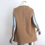 Splendid Faux Sherpa Vest Keane Camel/Cream Size Small