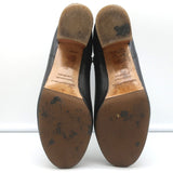 Isabel Marant Etoile Ankle Boots Drew Black Leather Size 37 Wood Heel Booties