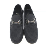 Gucci GG Canvas Horsebit Loafers Black Size 7.5