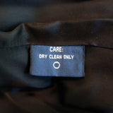 Ralph Lauren Blue Label Pinstripe Blazer Charcoal Wool-Cashmere Size 4