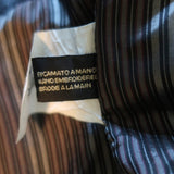 Etro Coat Black Beaded Taffeta & Goat Fur Size 44 Snap-Front Jacket