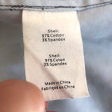 L'Agence Cromwell Camo Military Jacket Gray Stretch Cotton Size Extra Small