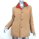Loro Piana Reversible Twenty K Storm System Jacket Orange/Beige Size 42
