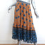 Ulla Johnson Midi Skirt Marina Marigold Floral Print Silk Chiffon Size 0