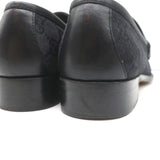 Gucci GG Canvas Horsebit Loafers Black Size 7.5