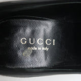 Gucci GG Canvas Horsebit Loafers Black Size 7.5