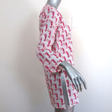 Roberta Roller Rabbit Kurta Tunic White/Pink Seahorse Print Size Extra Small NEW