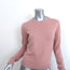 No. 21 Beaded Cuff Sweater Dolores Blush Knit Size 38 Crewneck Pullover