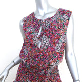 MISA Sleeveless Maxi Dress Hollen Floral Print Chiffon Size Extra Small NEW