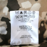 Stella McCartney Crisscross-Back Peplum Top Olive Brown Camouflage Size 40